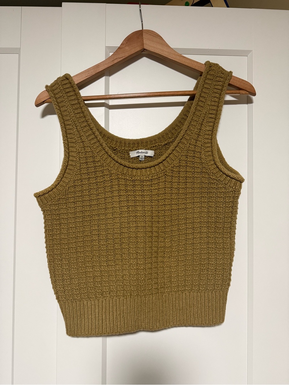 Madewell Old Gold Knit Tank Top